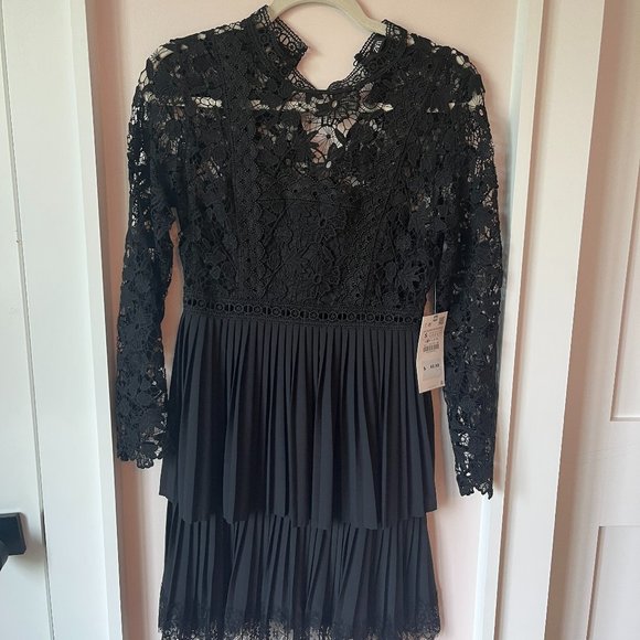 ZARA Black long sleeve lace dress ZARA Black long sleeve lace dress